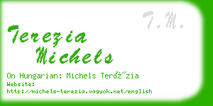 terezia michels business card